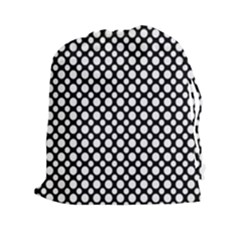 Dot Dots Dotted 2 Black Black Drawstring Pouch (xxl) by impacteesstreetwearten