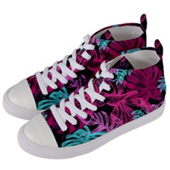 Leaves Women s Mid-top Canvas Sneakers by Sobalvarro
