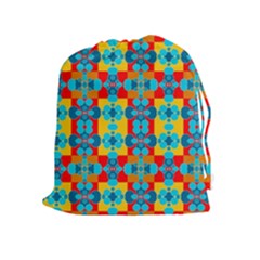 Pop Art  Drawstring Pouch (xl) by Sobalvarro