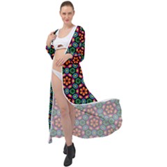 Pattern  Maxi Chiffon Beach Wrap by Sobalvarro