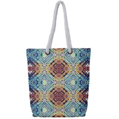 Pattern Full Print Rope Handle Tote (small) by Sobalvarro