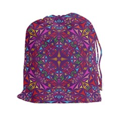 Kaleidoscope  Drawstring Pouch (xxl) by Sobalvarro
