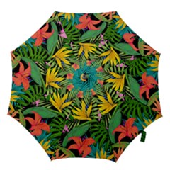 Tropical Greens Hook Handle Umbrellas (large) by Sobalvarro
