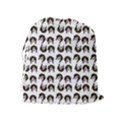 Retro Girl Daisy Chain Pattern White Drawstring Pouch (XL) View2