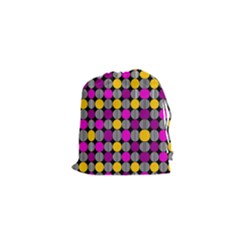 Polka Dots Two Times 4 Black Drawstring Pouch (xs) by impacteesstreetwearten
