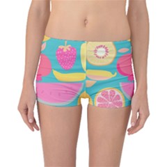 Seamless Pattern With Fruit Vector Illustrations Gift Wrap Design Boyleg Bikini Bottoms by Vaneshart