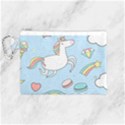 Unicorn Seamless Pattern Background Vector Canvas Cosmetic Bag (Medium) View1