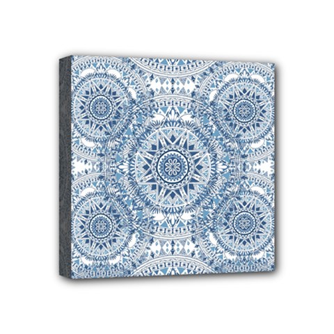 Boho Pattern Style Graphic Vector Mini Canvas 4  X 4  (stretched) by Sobalvarro
