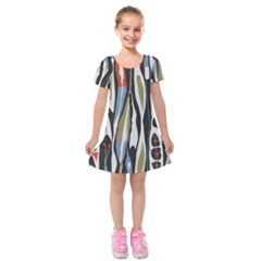 Borastapeter Scandinavian Designers Kids  Short Sleeve Velvet Dress by Sobalvarro
