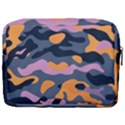 Camouflage Background Textile Uniform Seamless Pattern Make Up Pouch (Large) View2