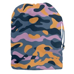 Camouflage Background Textile Uniform Seamless Pattern Drawstring Pouch (3xl) by Vaneshart