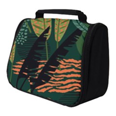 Abstract Seamless Pattern With Tropical Leaves Full Print Travel Pouch (small) by Vaneshart