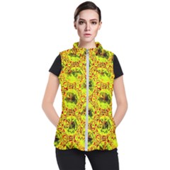 Cut Glass Beads Women s Puffer Vest by essentialimage