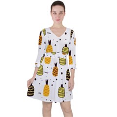 Pineapples Ruffle Dress by Sobalvarro