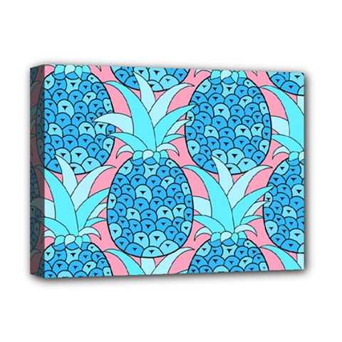 Pineapples Deluxe Canvas 16  X 12  (stretched)  by Sobalvarro