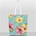 Hibiscus Full Print Rope Handle Tote (Small) View2