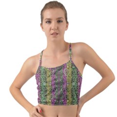 Leaves Contemplative In Pearls Free From Disturbance Mini Tank Bikini Top by pepitasart