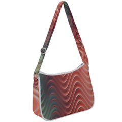Texture Digital Painting Digital Art Zip Up Shoulder Bag by Vaneshart