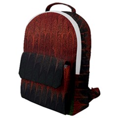 Texture Hatched Stamping Tissue Flap Pocket Backpack (small) by Vaneshart