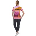 Pop Art Beach Umbrella  Short Sleeve Zip Up Jacket View2