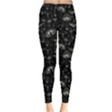 Cute Mushroom Black Leggings  View1