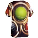 Sport Ball Tennis Golf Football Women s Oversized Tee View2