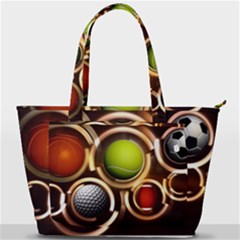 Sport Ball Tennis Golf Football Back Pocket Shoulder Bag  by HermanTelo
