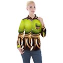 Sport Ball Tennis Golf Football Women s Long Sleeve Pocket Shirt View1