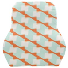 Wallpaper Chevron Car Seat Back Cushion  by HermanTelo