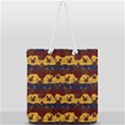 Turkey Pattern Full Print Rope Handle Tote (Large) View1