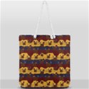 Turkey Pattern Full Print Rope Handle Tote (Large) View2