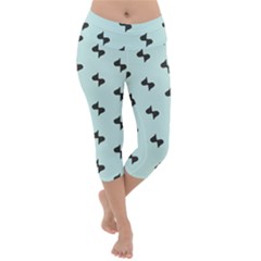 Illustrations Lightweight Velour Capri Yoga Leggings by HermanTelo