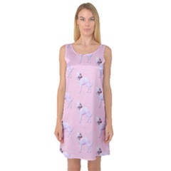 Dogs Pets Anima Animal Cute Sleeveless Satin Nightdress by HermanTelo