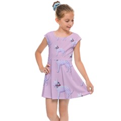 Dogs Pets Anima Animal Cute Kids  Cap Sleeve Dress by HermanTelo