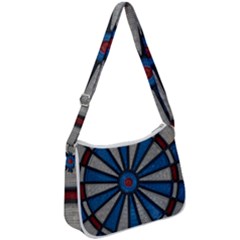 Darts Throw Zip Up Shoulder Bag by HermanTelo