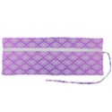 Pattern Texture Geometric Purple Roll Up Canvas Pencil Holder (M) View2