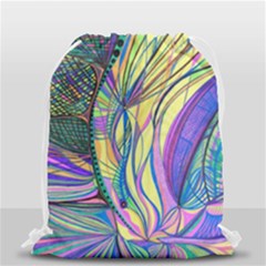 Happpy (4) Drawstring Bag (small) by nicholakarma