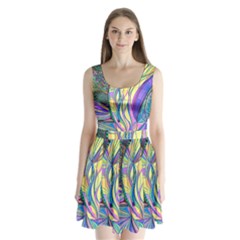 Happpy (4) Split Back Mini Dress  by nicholakarma