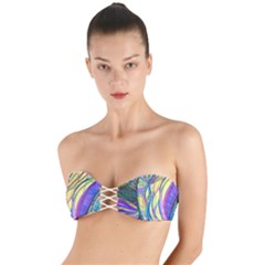 Happpy (4) Twist Bandeau Bikini Top by nicholakarma