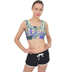 Happpy (4) V-back Sports Bra by nicholakarma