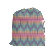 Pattern Background Texture Colorful Drawstring Pouch (xl) by HermanTelo