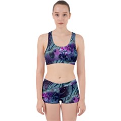 Decorative Floral Design Work It Out Gym Set by FantasyWorld7