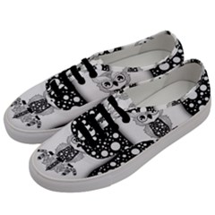 Cute Little Mandala Owl Men s Classic Low Top Sneakers by FantasyWorld7