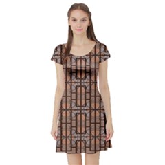 Ab 71 Short Sleeve Skater Dress by ArtworkByPatrick