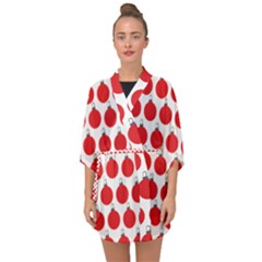 Christmas Baubles Bauble Holidays Half Sleeve Chiffon Kimono by HermanTelo
