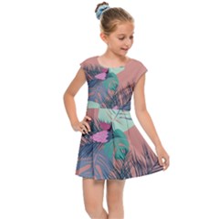 Leaves Kids  Cap Sleeve Dress by Sobalvarro