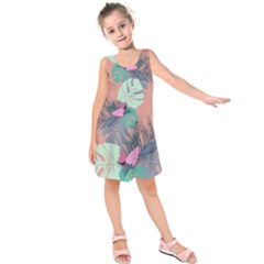 Leaves Kids  Sleeveless Dress by Sobalvarro