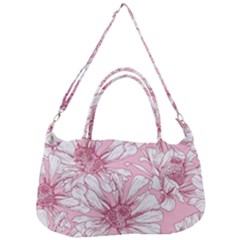 Pink Flowers Removal Strap Handbag by Sobalvarro