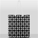 Abstrait spirale blanc/noir Full Print Rope Handle Tote (Large) View1