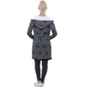 Gadsden Flag Don t tread on me black and gray snake and metal gothic crosses Longline Hooded Cardigan View2